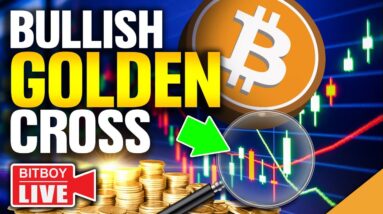 BULLISH Bitcoin Golden Cross Forming (US GDP Surprise)