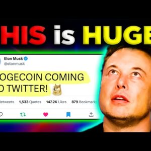 Elon Musk Integrates DOGECOIN into Twitter!!! [I'm Excited!] ☝️